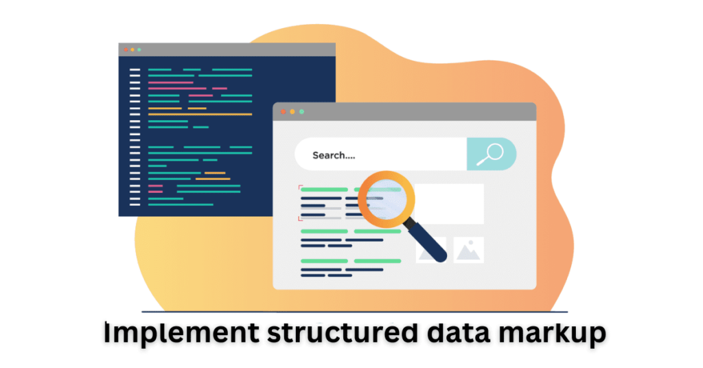 Structured data markup